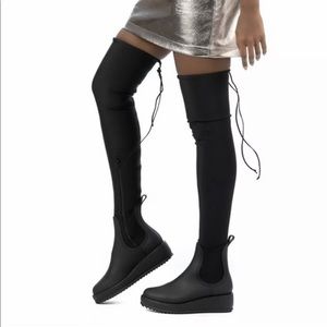 Like new Jeffrey Campbell thigh high boots